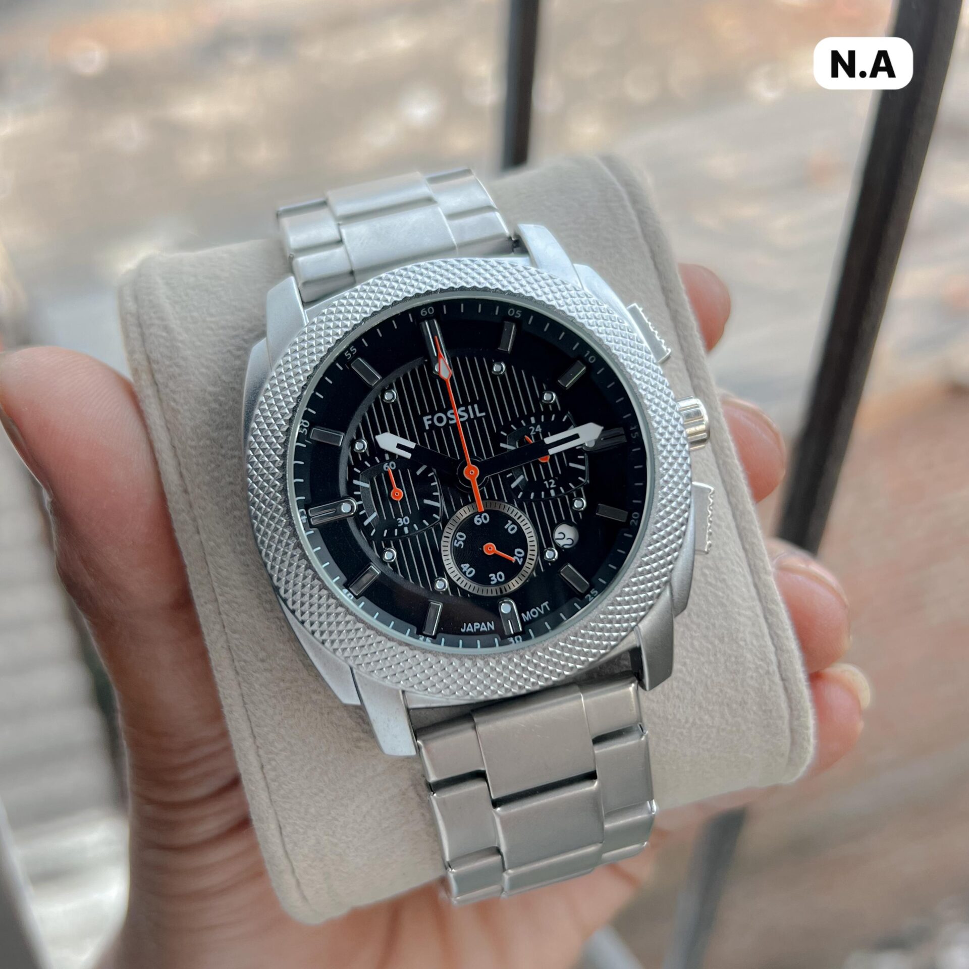 Fossil Gunmetal Stainless Steel Chronograph 42mm Quartz Movement Men's watch - Image 3