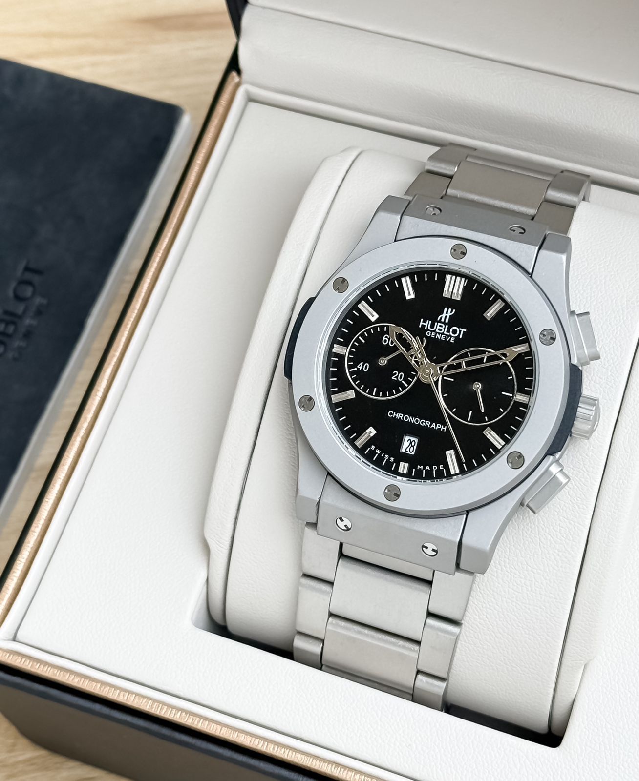 Hublot Big Bang Stainless Steel Chronograph 42mm Quartz Movement Men's watch