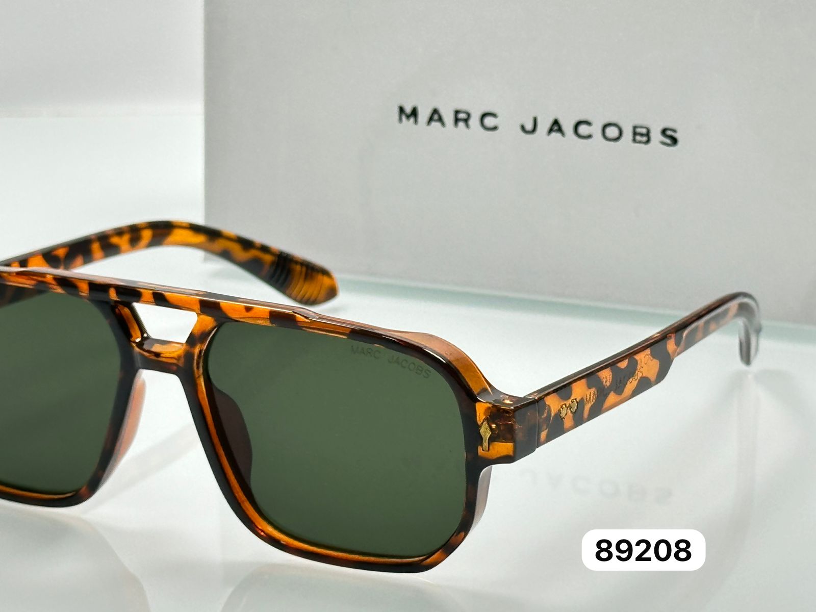 Marc Jacobs Designer Aviator Sunglasses - Men's Luxury Square Navigator Frames - Image 6