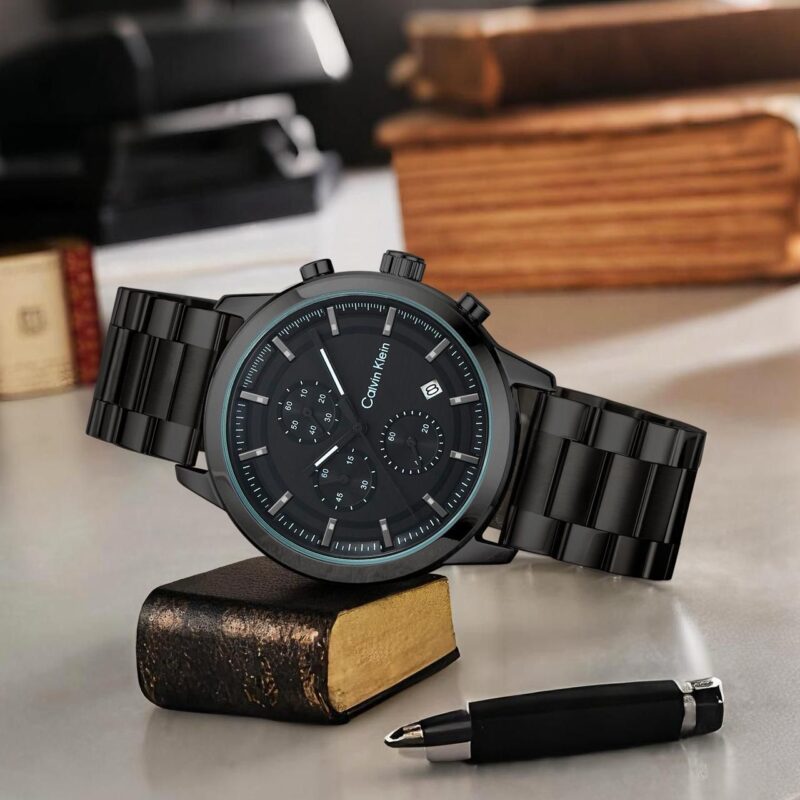 Calvin Klein Stainless Steel Chronograph 44mm Quartz Movement Men’s Watch