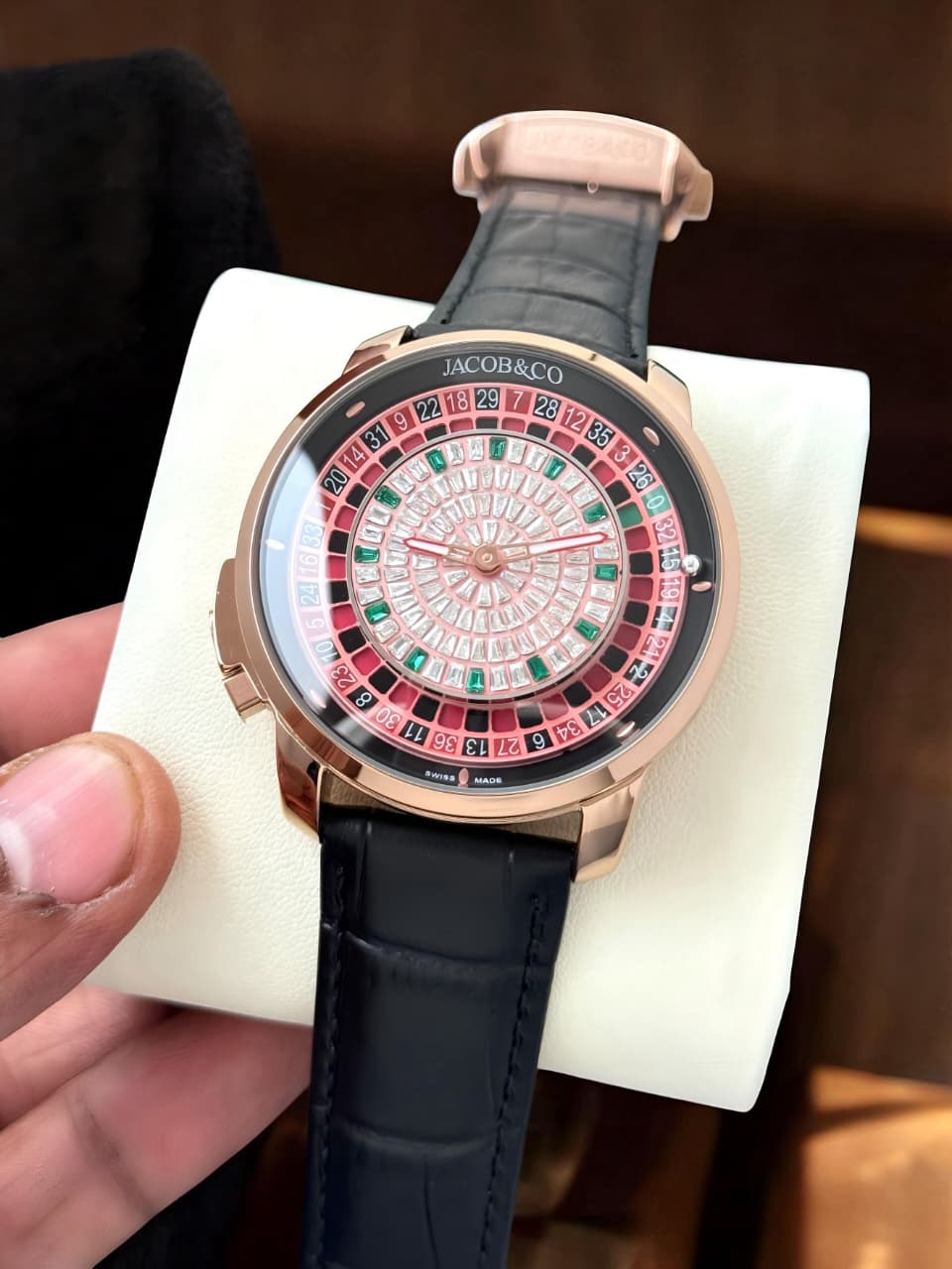Jacob & Co. Astronomia Casino Roulette Rose Gold Luxury Men's Watch 47mm - Image 4