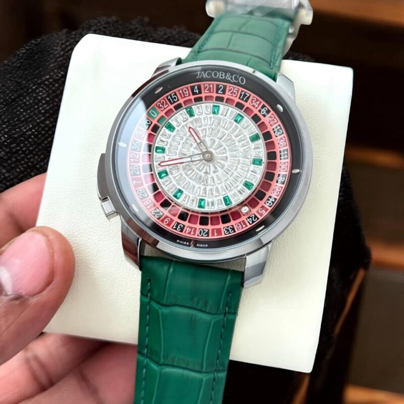 Jacob & Co. Astronomia Casino Roulette Rose Gold Luxury Men's Watch 47mm