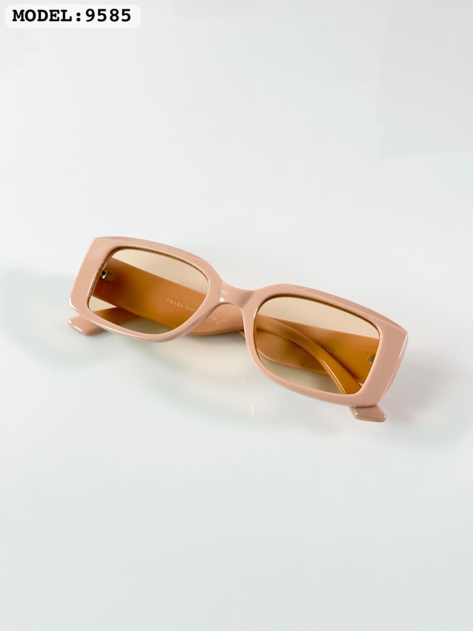 Prada PR 17WS Symbole Rectangular Luxury Fashion Unisex Sunglasses - Image 3