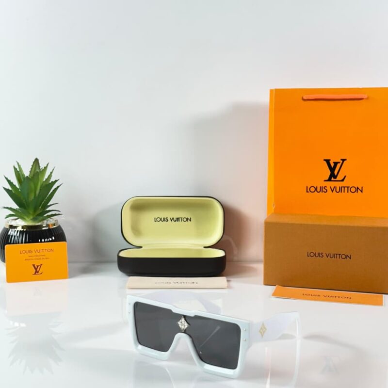 Louis Vuitton 1.1 Millionaires Square Black & Gold Men's Luxury Sunglasses